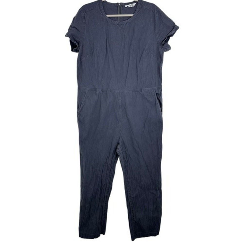 Bridge &‎ Burn Women's Size XL Grey Utility Jumpsuit Boilersuit Short Sleeve